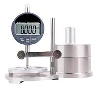 Medidor de humedad del suelo con indicador de esfera, detector de tierra de aleación para una medición y análisis precisos de contracción, incluye anillo de corte de 61,8 mm