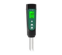 Medidor de humedad, detector de humedad, Digital YY-1000 suelo EC medidor temperatura humedad conductividad probador for jardín agua en maceta plantación agrícola para jardinería, agricultura, plantas