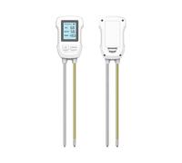 Medidor de humedad digital, Medidor digital de suelo LCD 3 en 1, medidor de temperatura, humedad y pH con retroiluminación for plantas, flores y jardín.,para madera y cartón