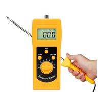 Medidor de humedad digital, pantalla digital retroiluminada, detector de humedad multifuncional de alta frecuencia con función de retención de datos y alarma de batería baja