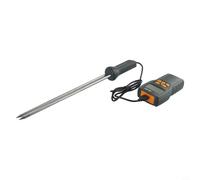 Medidor de humedad digital | Retroiluminación LCD, compensación automática de temperatura, rango de 2-30% para agricultura y almacenamiento