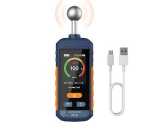 Medidor de Humedad, GOYOJO Medidor de Humedad para Madera con Pantalla LCD y Alarma Acústica, Recargable para Madera, Paredes y Materiales de Construcción, Detección de 5 a 40 mm