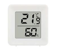 Medidor de humedad: hidrómetro de calibre operado por batería, monitor de temperatura y humedad para terrarios, incubadoras, dormitorios, habitaciones interiores y exteriores, hogar, oficina, garaje