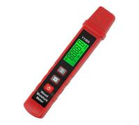 Medidor de humedad LCD digital portátil con retroiluminación verde para medir madera, ladrillo, cemento y detector estilo bolígrafo con precisión de ± 0,2%, apagado automático, indicador de batería