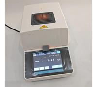 Medidor de humedad, Medidor de humedad con calefacción halógena automática, analizador, probador té, cereales, piensos, maíz, alimentos y plástico(110g/0.01g)