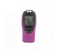 Medidor de humedad, Medidor de humedad madera 0-54.8% 2 pines LCD digital 7 materiales Probador temperatura ambiente