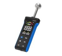 Medidor de Humedad, Medidor de humedad sin agujas con sonda esférica y pantalla LCD a color, función de alarma for madera, paredes, hormigón y mampostería.