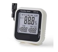 Medidor de Humedad, Medidor de temperatura y humedad ETP110, termómetro, higrómetro monitor, medidor punto rocío for interiores exteriores