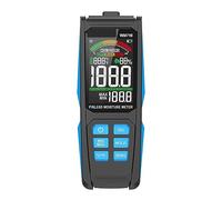 Medidor de humedad, Medidor digital de humedad madera Higrómetro inductivo no destructivo Pantalla dual analógica Temperatura ambiente Humedad Madera