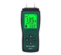 Medidor de humedad, Mini medidor de humedad de madera portátil AS971, medidor de humedad de madera LCD Digital, probador de Detector, rango de sonda de 2 pines, 2% ~ 70%