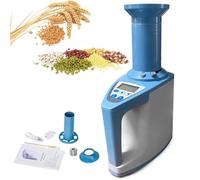 Medidor de humedad para granos de café y granos, probador digital portátil con pantalla LCD, 35 tipos, 4 modos (peso, volumen, humedad, temperatura)