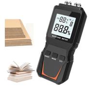 Medidor De Humedad Para Papel, Probador Digital De Humedad Por Contacto Con Pantalla Lcd Retroiluminada Y Cubierta Protectora, Calibración Automática, Resolución De 0,1%, Detector De Humedad