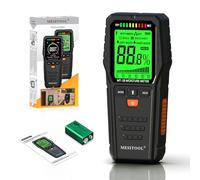 Medidor de humedad para pared MESITOOL con alarma automática, 19 mm, profundidad de análisis, medidor de humedad para paredes, madera, mampostería, yeso, materiales de construcción (MT28)