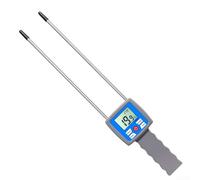 Medidor de humedad para productos de forraje y papel con amplio rango de medición del 0% al 95% y pantalla LCD retroiluminada, portátil con construcción robusta para aplicaciones de campo