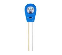 Medidor de humedad, pH y fertilidad del probador suelo 3 en 1 for plantas jardín macetas (azul)(Blu)