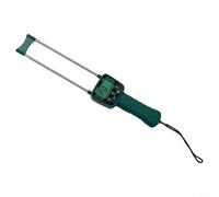 Medidor de humedad portátil para granos y heno, probador digital de humedad de alimentos con retroiluminación LCD, alta precisión ± 0,5%, sonda ABS y acero al carbono, rango del 10-40 %