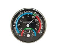 Medidor de humedad y temperatura para interiores y exteriores, analógico, montaje en pared, termo-higrómetro para oficina, hotel, jardín, instrumento de medición de temperatura ABS montado en la pared