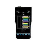 Medidor de iluminancia espectral portátil HP350, espectrómetro de análisis de Temperatura de Color con Pantalla táctil de 5 Pulgadas for Luces LED de Cultivo. Lectura fácil de Datos