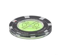 Medidor de inclinación preciso con nivel de burbuja para lectura verde y herramienta de alineación - Construcción de metal portátil de 40 mm (verde)