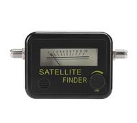 Medidor de intensidad de señal profesional para alineación precisa de satélites. Rastreador de señal satelital digital con conector LNB. Apto
