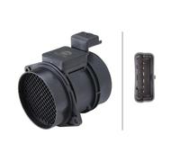 HELLA 8ET 009 142-311 Medidor de la masa de aire - 6polos - atornillado