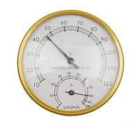 Medidor de la temperatura y de la humedad de la sala de la sauna con la exhibición clara del dial para la supervisión óptima del entorno