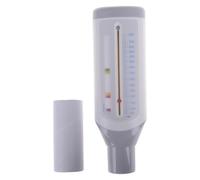 Medidor de lectura respiratoria con escala lineal ABS, versión para adultos | Home - Medidor de comprobación de vías respiratorias manual, lector de respiración con puntero de escala transparente