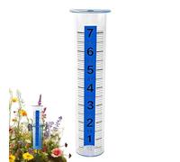Medidor de lluvia - Acrílico transparente resistente a la intemperie de 8 pulgadas | Medidor de agua de tubo de medición preciso | Escala profesional de alta visibilidad para jardín, , patio