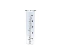 Medidor de lluvia mejorado para exteriores con gran número y efecto de agua azul para una fácil lectura e instalación, medidores de lluvia de jardín