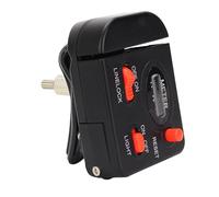 Medidor de Longitud de Línea de Pesca para Jigging Trolling Spooling, Contador Mecánico 099.9M, Ventana Iluminada, Interruptor Bloqueo Línea