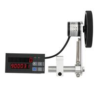 Medidor de Longitud Digital, Contador mecánico de Longitud de una Sola Medida con función de Control de 0 a 999999, conteo preciso de 0,01 mm para fabricación de Papel e impresión.