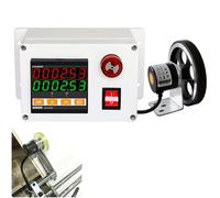 Medidor de Longitud Digital, telémetro Digital, Contador, medidor de Distancia, codificador rotatorio con Rueda giratoria y zumbador, Rango de conteo de 0 a 999999, para Cable, línea de pesc