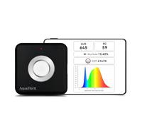 Medidor de luz AH-300, espectro LED de prueba, CCT, LUX, vela de pie, w/m² de luz azul, distribución de LUX, datos exportados como archivo CSV.