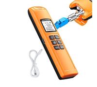 Medidor de luz de fibra óptica | Herramienta de red recargable con iluminación LED | Medidor de luz y probador de cables de fibra óptica, para conector SC FC ST, uso de mantenimiento de prueba de cent