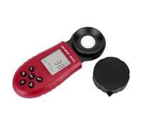 Medidor De Luz De Iluminancia Digital, Fotómetro LCD De Rango Automático, Luxómetro De 200.000 Lux, Probador De Intensidad De Luz For Plantas De Laboratorio Industriales
