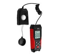 Medidor de Luz Digital de Iluminancia 0-200000 lx Herramienta Portátil con Pantalla LCD para Auditoría Fotográfica Pruebas en Laboratorio Aulas y Evaluación de Iluminación