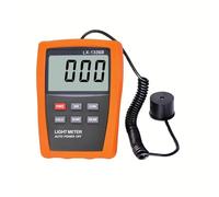 Medidor de luz Digital, LX1336B Luxómetro Digital LCD 10-200000 CD/m² Detector De Brillo UV Lineal For TV CRT LED con Retención Datos para Plantas de Interior y jardín, fotografía