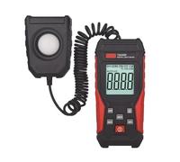 Medidor De Luz Digital, Medidor De Iluminancia Lux con Función De Registro LCD 0~200.000, Rango De Medición, Sensor Flexible, Probador De Luz(TA630B)