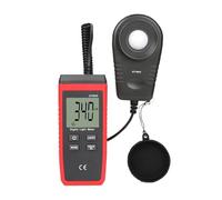 Medidor de luz Digital, UT383S Luxómetro Digital De 200.000 Lux Luminancia Lux FC Prueba Máx. Mín. Iluminómetros Fotómetro para Plantas de Interior y jardín, fotografía