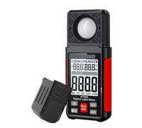 Medidor De Luz HT603, Medidor De Iluminancia Digital De 200000 Lux con Medidor De Temperatura Y Humedad Ambiental, Medidor De Lux Multifunción