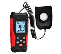 Medidor de Luz/Lux Digital de Mano con Sensor de Luz, Rango de 200,000 Lux, Iluminancia para Plantas de Interior y Exterior