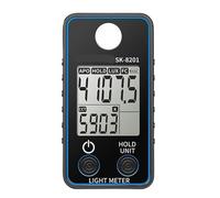 Medidor de luz, Luxómetro Digital, Medidor De Luz FC, Iluminancia, 0,5-300.000 Lux, Iluminómetro, Fotómetro(8201)