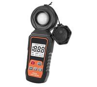 Medidor de luz, Medidor de luz Digital de 1010M, medidor de iluminancia portátil, medidor de Temperatura Ambiente con Rango de hasta 200.000 Lux Luxmeter