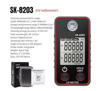 Medidor de Luz, Medidor de luz, medidor de iluminancia digital, comprobador de lux portátil, LCD, 0,5-300.000 Lux/Fc, luxómetro de bolsillo, fotómetro for cultivo de plantas. para Plantas(SK-8203)