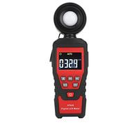 Medidor de Luz Portátil Luxómetro Digital Iluminómetro Instrumento de Prueba con Alta Precisión, Lectura Rápida, Sonda Giratoria de 180°, Apagado Automático, Bolsa de