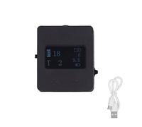 Medidor de luz Profesional Fotómetro Fotómetro Medidor de luz con Cable USB Fijar de Zapatilla fría para el Equipo de fotografía Capilla ABS 0.96 Pulgadas de Pantalla OLED