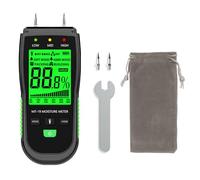 Medidor de madera ergonómico detector de humedad con pantalla LCD adecuado para fabricantes de muebles, constructores, pruebas de carga seca, detector de pared