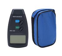 Medidor de Madera LCD Digital Probador de Humedad de Alta Precisión | Detector, Construcción ABS, Bloqueo de Lectura, Apagado Automático en 3 Minutos, Diseño Portátil de Madera, Claro