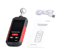 Medidor de madera recargable con sonda de bolas, alarmas ajustables y pantalla de temperatura para materiales de construcción, probador de pared de madera