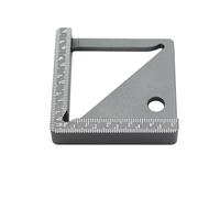 Medidor de marcado de aluminio multiusos, ideal para carpintería y entusiastas que necesitan mediciones, herramienta de medición de mezcla de aluminio